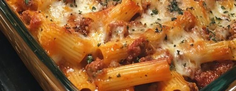 👉Baked Ziti Casserole