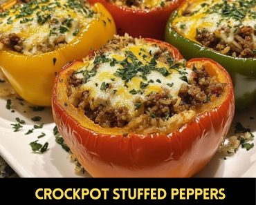 👉Crockpot StuffedPeppers