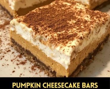 👉Pumpkin Cheesecake Bars