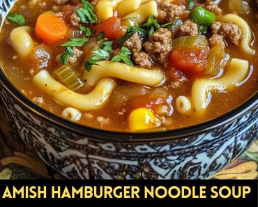 Amish Hamburger Noodle Soup