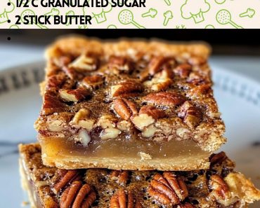 👉Lazy Girl Pecan Pie Bars