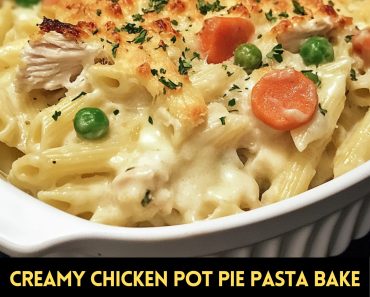 👉Chicken PotPie PastaBake