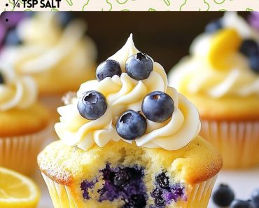 👉Lemon Blueberry Cupcakes