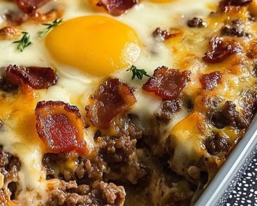 👉Low-Carb Bacon Cheeseburger Casserole