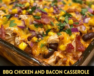 👉BBQ ChickenBacon Casserole