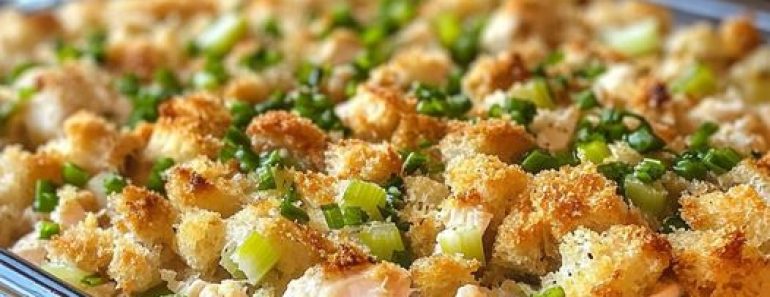 👉Chicken DressingCasserole