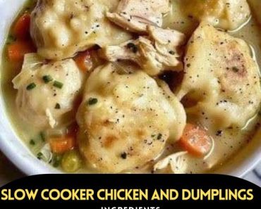 👉Slow Cooker ChickenDumplings