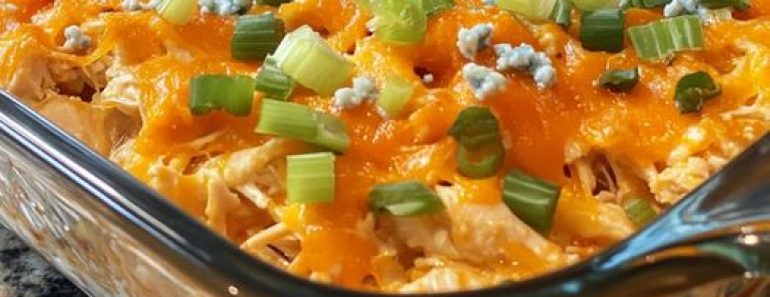👉BuffaloChicken Casserole