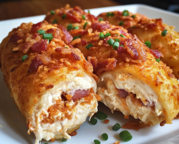 👉Cream Cheese and Bacon Stuffed Doritos Chicken