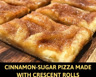 👉Cinnamon-Sugar CrescentRollPizza