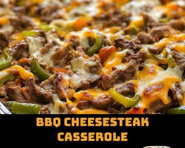 👉BBQ Cheesesteak Casserole