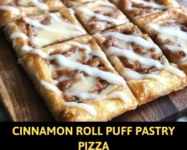 👉Cinnamon Roll Puff Pastry Pizza