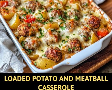 👉PotatoMeatball Casserole