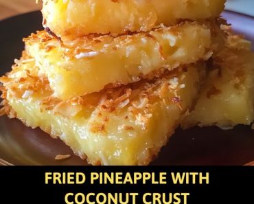 Fried Pineapple with Coconut Crust