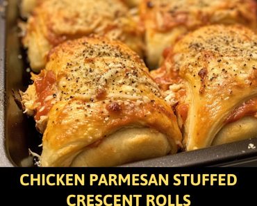 Chicken Parmesan Stuffed Crescent Rolls