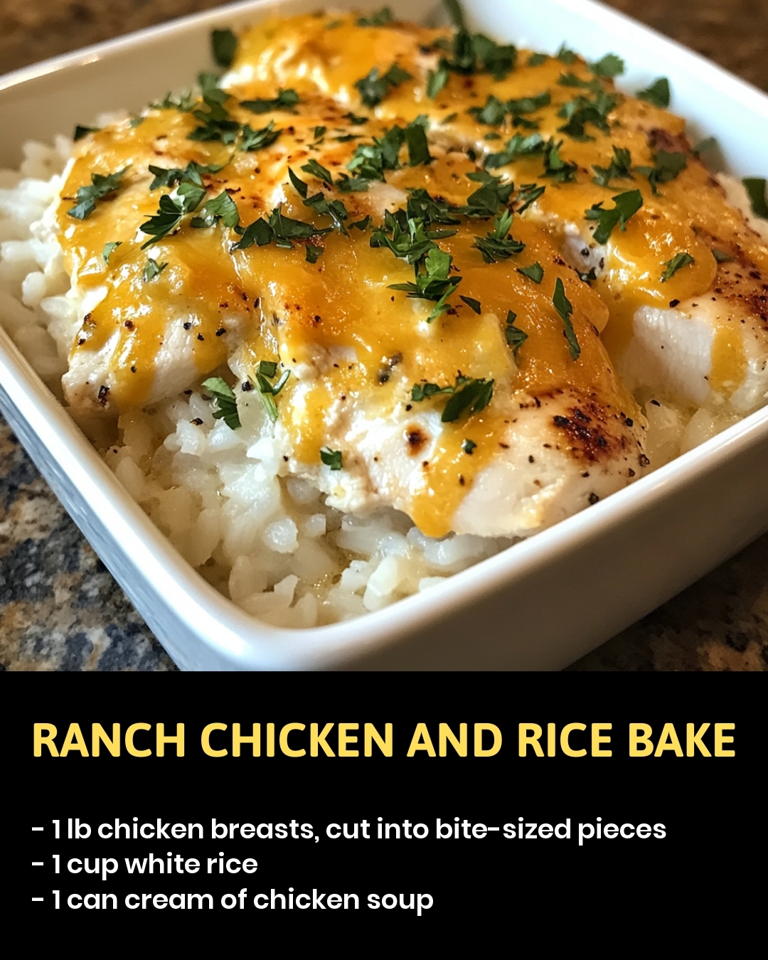 👉Ranch Chicken and Rice Bake – Recipes on a Budget