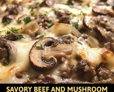 Savory Beef and Mushroom Bake