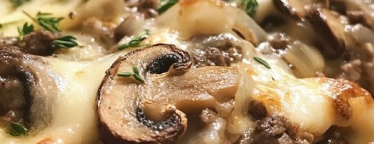 Savory Beef and Mushroom Bake