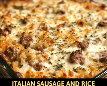 Italian Sausage and Rice Casserole