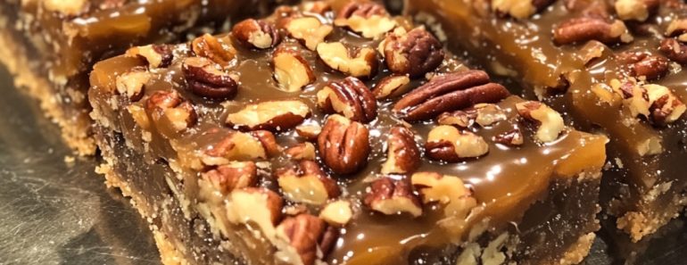 👉Pecan CaramelBars