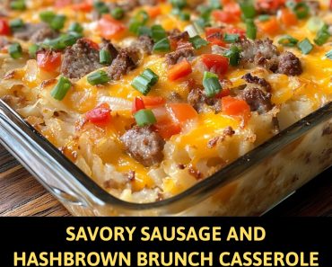 👉Savory SausageHashbrown Casserole