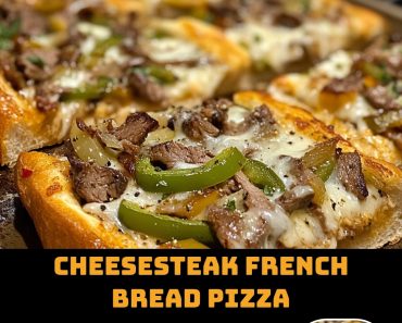 👉Cheesesteak French Bread Pizza