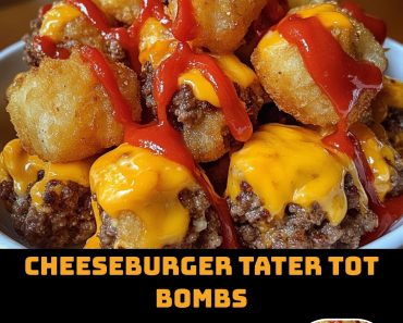 Cheeseburger Tater Tot Bombs