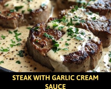 👉SteakGarlicCream Sauce