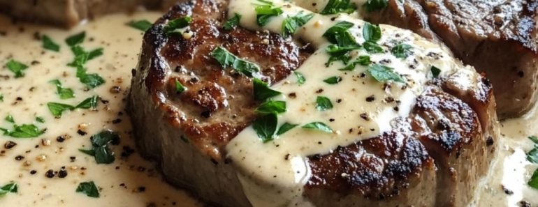 👉SteakGarlicCream Sauce