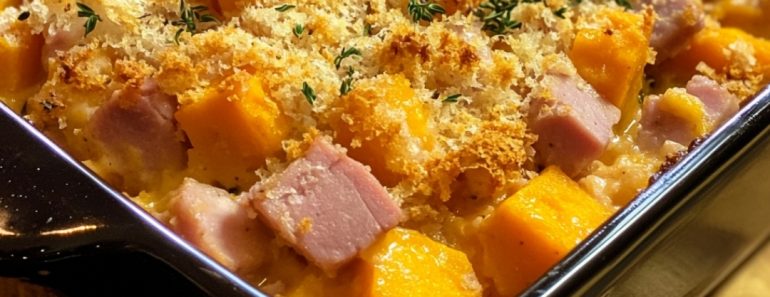 👉CreamyHam SweetPotatoCasserole