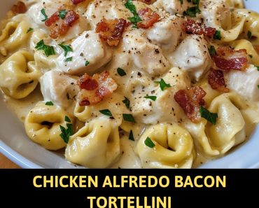 👉Chicken Alfredo Bacon Tortellini