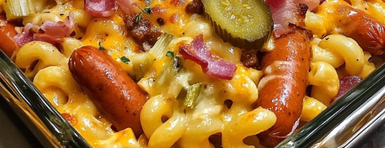 👉HotDog Mac and Cheese