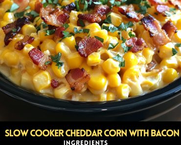 👉SlowCooker Cheddar CornBacon