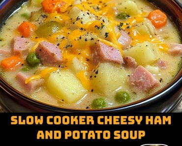 👉SlowCookerCheesy HamPotato Soup