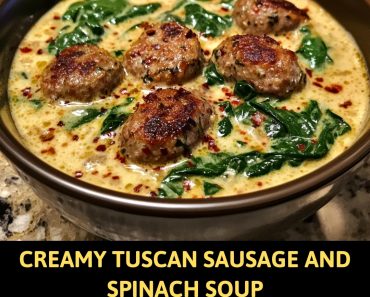 👉CreamyTuscan Sausage and Spinach Soup