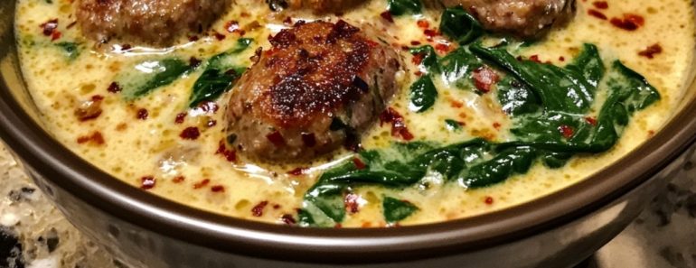 👉CreamyTuscan Sausage and Spinach Soup