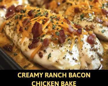 👉Creamy Ranch Bacon ChickenBake