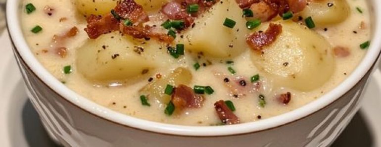 👉PotatoSoup with Bacon