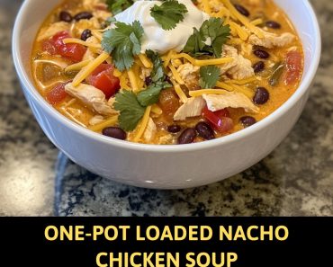 👉OnePot Loaded Nacho Chicken Soup