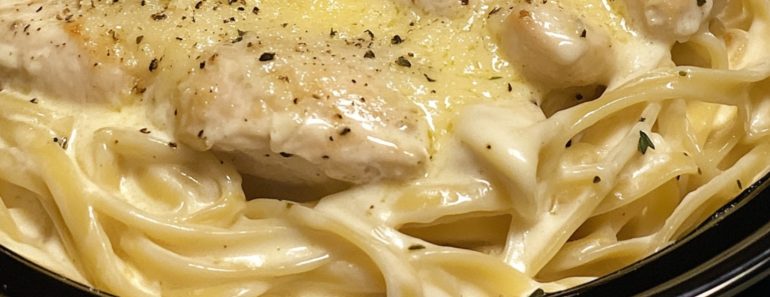 👉 SlowCooker ChickenAlfredo