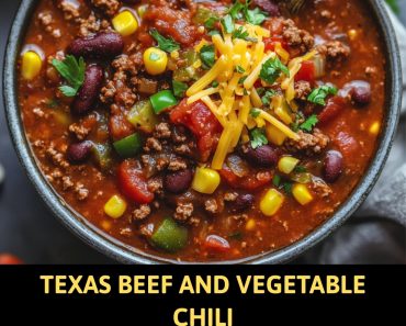 👉Texas Beef and VegetableChili