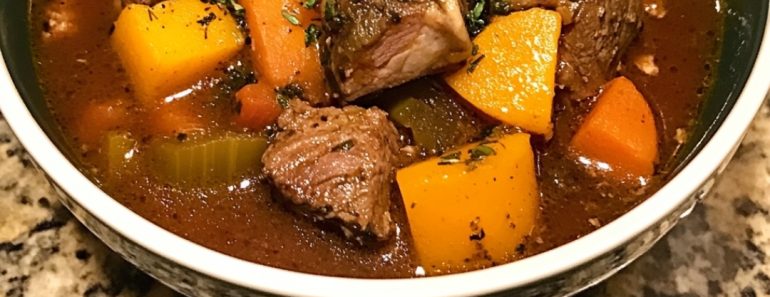 👉HeartyLamb StewRoot Vegetables