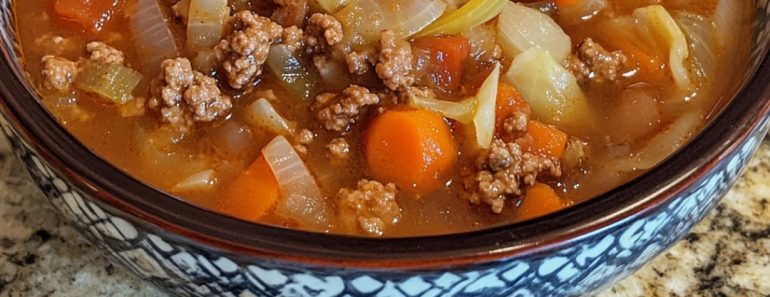 👉Cabbage Soup with GroundBeef