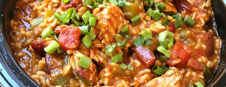 👉 Crockpot Jambalaya
