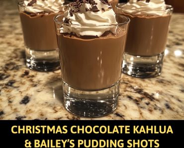 👉Christmas Chocolate PuddingShots