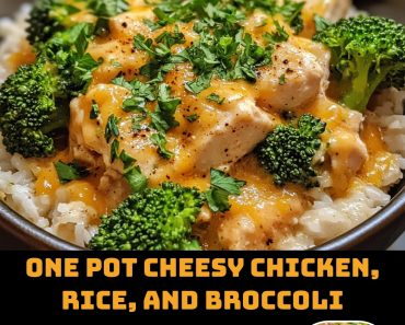 👉One Pot ChickenRiceBroccoli