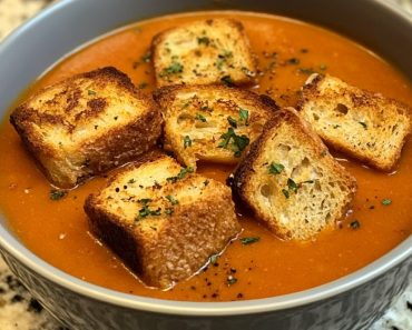 👉TomatoSoup  GrilledCheeseCroutons