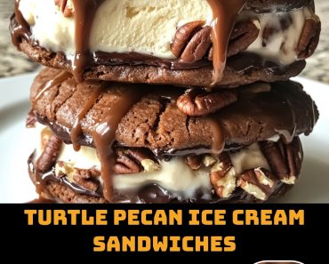 👉Turtle Pecan Ice Cream Sandwiches