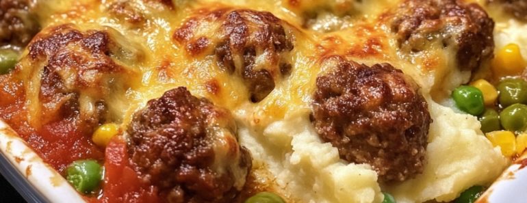 👉ShepherdPie MeatballCasserole