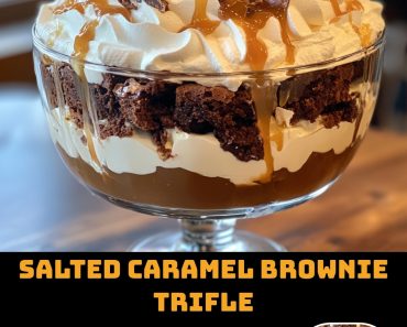 👉Salted Caramel Brownie Trifle